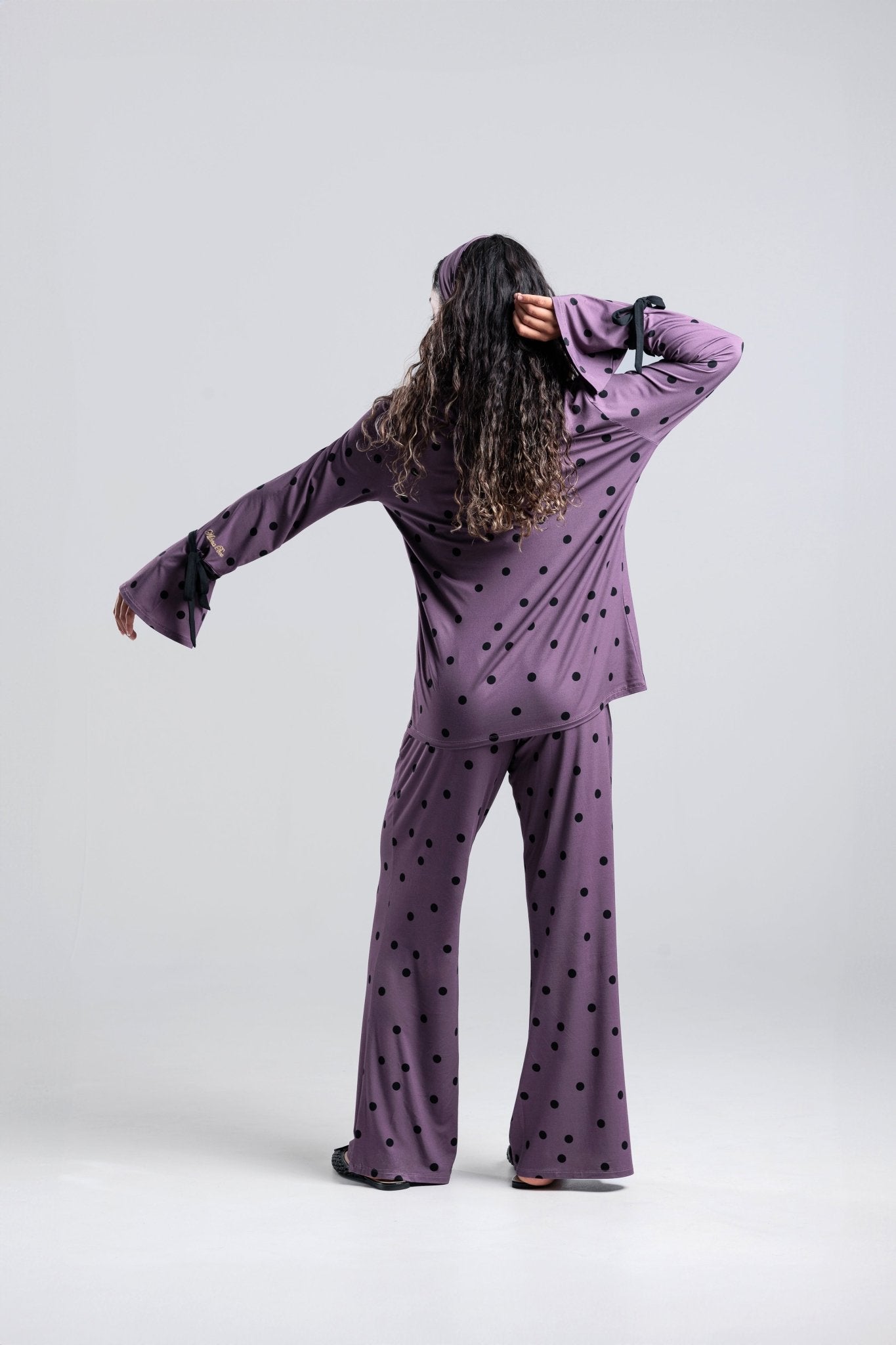 Tulip 2-Piece Long Sleeve Bamboo Pajama Set for Women -PJ Couture Collection